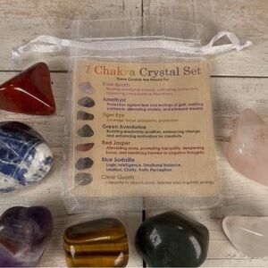 7 Chakra Crystal Set with Pouch